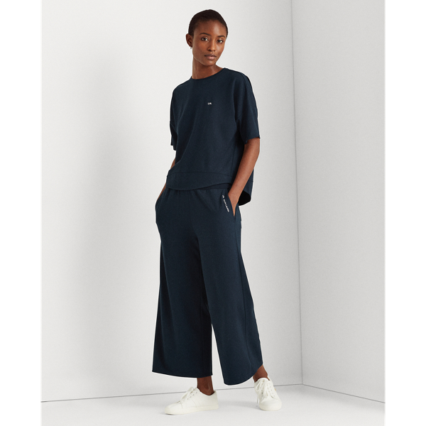 Lauren Navy Knit Short-Sleeve Top Lauren 4