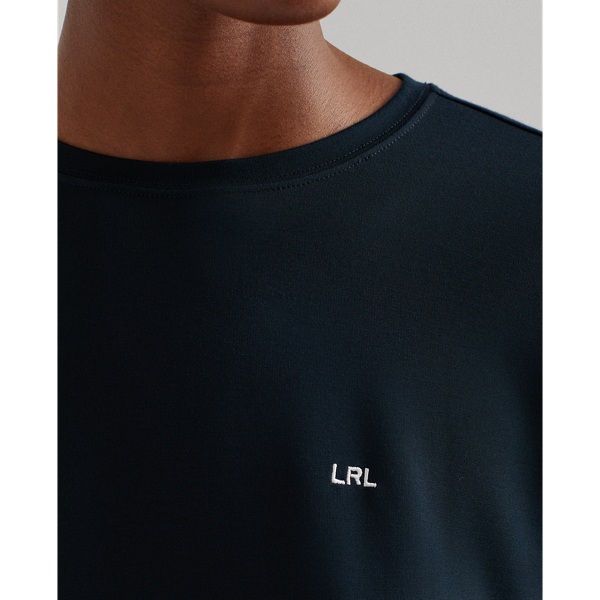Lauren Navy Knit Short-Sleeve Top Lauren 6