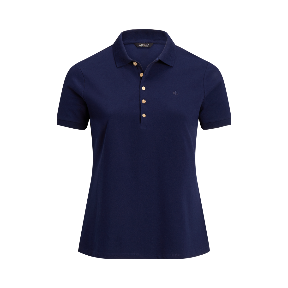 (取寄) ローレン ラルフローレン レディース ストレッチ ピケ ポロ シャツ Lauren Ralph Lauren women Stretch Pique Polo Shirt White s7-AI211965104001_lifestyle?