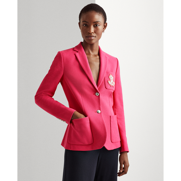 Nouveau Bright Pink Bullion Jacquard Blazer Lauren 4