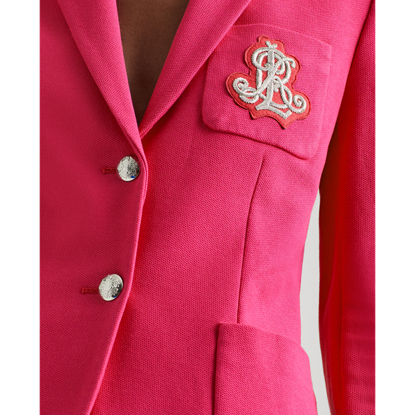 Nouveau Bright Pink Bullion Jacquard Blazer Lauren 6
