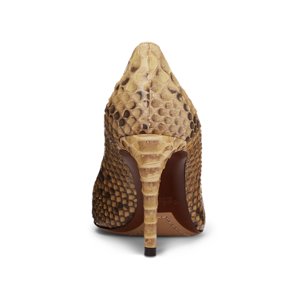Tan Armissa Python Pump Ralph Lauren Collection 3