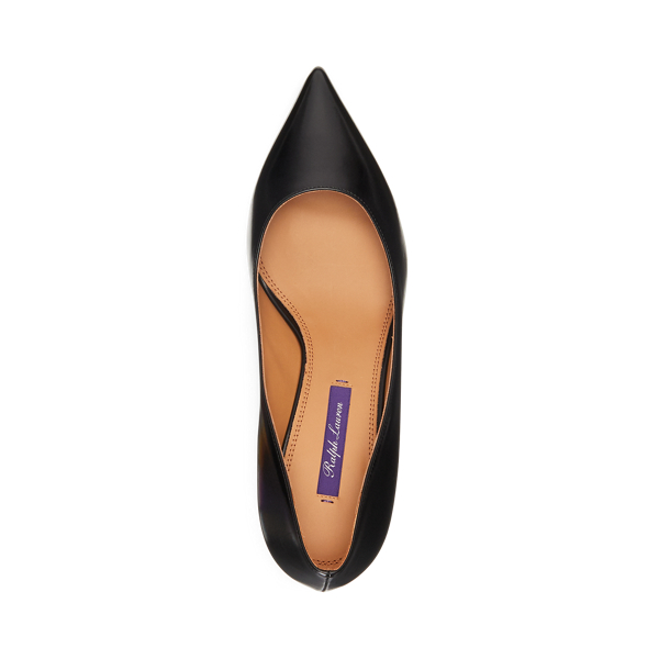 Kalbslederpumps Dinah Ralph Lauren Collection in Schwarz 4