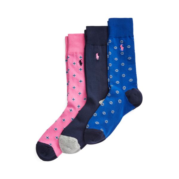Medallion Trouser Sock 3-Pack Polo Ralph Lauren 1
