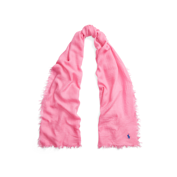 &Eacute;charpe froiss&eacute;e &agrave; franges Polo Ralph Lauren en 1