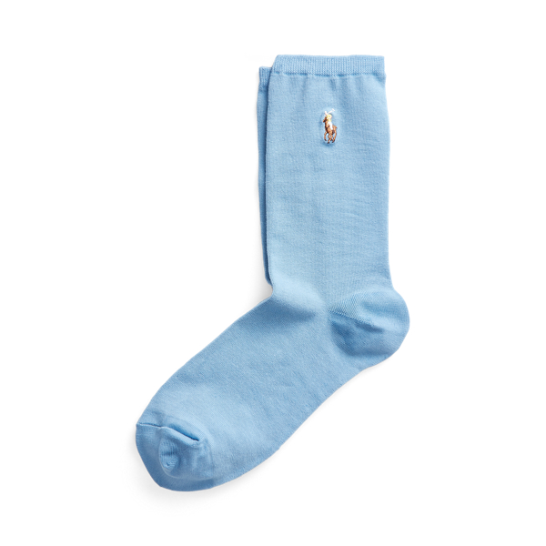 Cotton-Blend Crew Socks