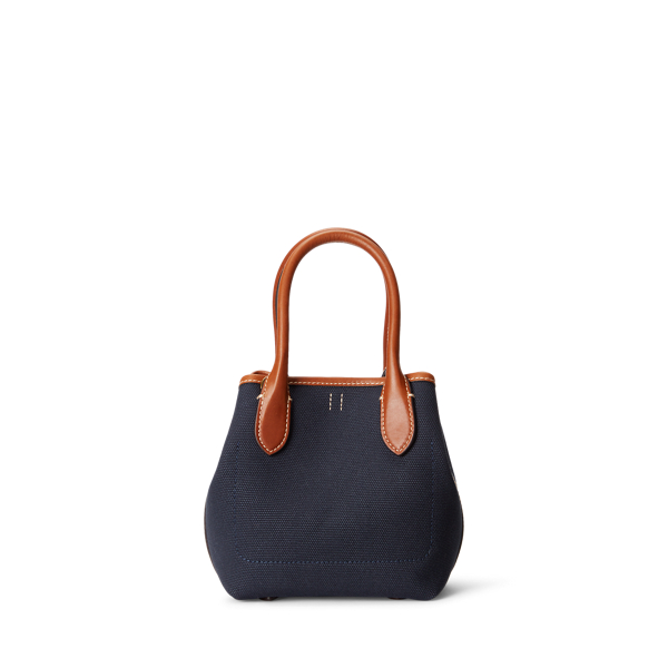 Navy Bellport Canvas Mini Tote Polo Ralph Lauren 3