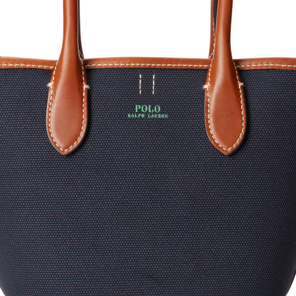 Navy Bellport Canvas Mini Tote Polo Ralph Lauren 6