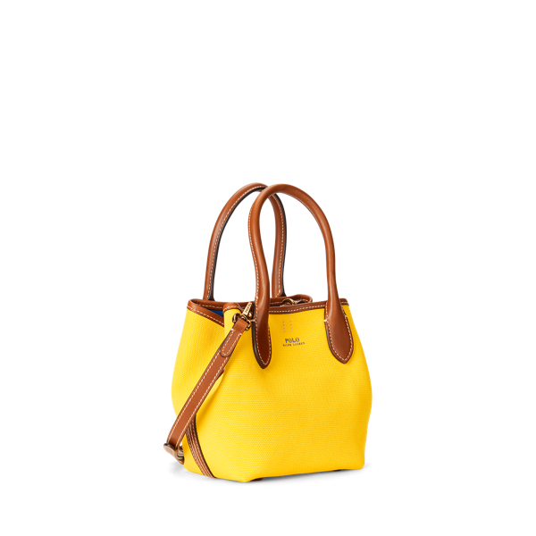 Yellow Bellport Canvas Mini Tote Polo Ralph Lauren 2