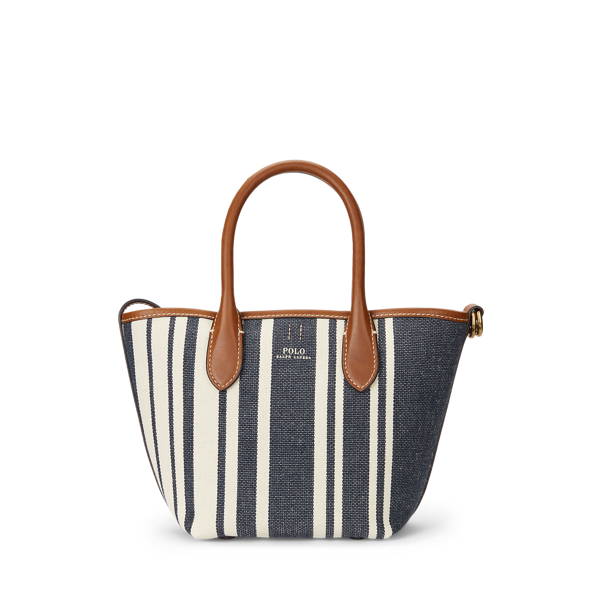 Bellport Striped Canvas Mini Tote