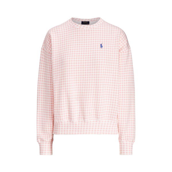 Gingham Fleece Sweatshirt Polo Ralph Lauren 1