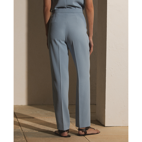 Light Blue Robynn Crepe Cady Trouser Ralph Lauren Collection 5