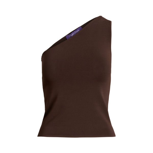 Bright Brown One-Shoulder Jumper Ralph Lauren Collection 2