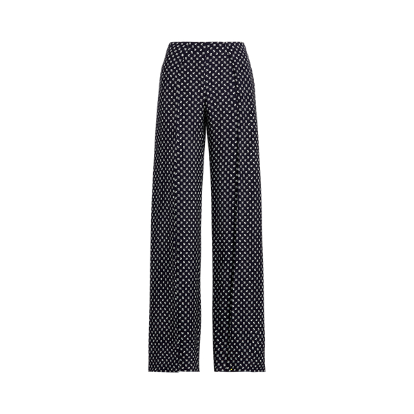 Pantalon palazzo Saunders en soie Ralph Lauren Collection en 1