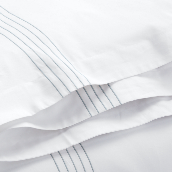 Blue Hyacinth Organic Cotton Sateen Handkerchief Duvet Ralph Lauren Home 3