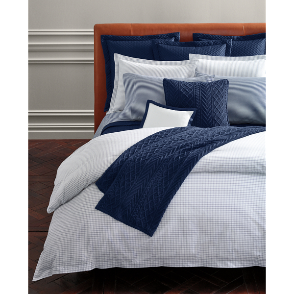 Organic Cotton Tattersall Bedding Collection