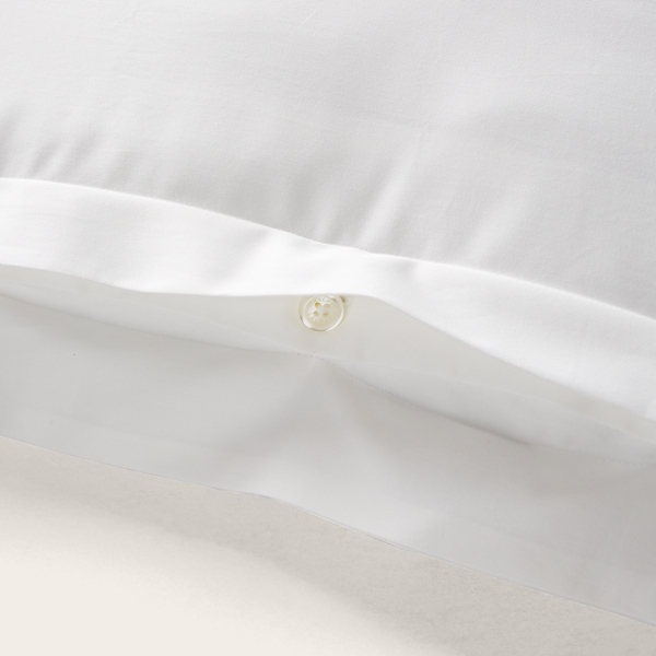 Studio White Organic Cotton Sateen Handkerchief Sham Ralph Lauren Home 4