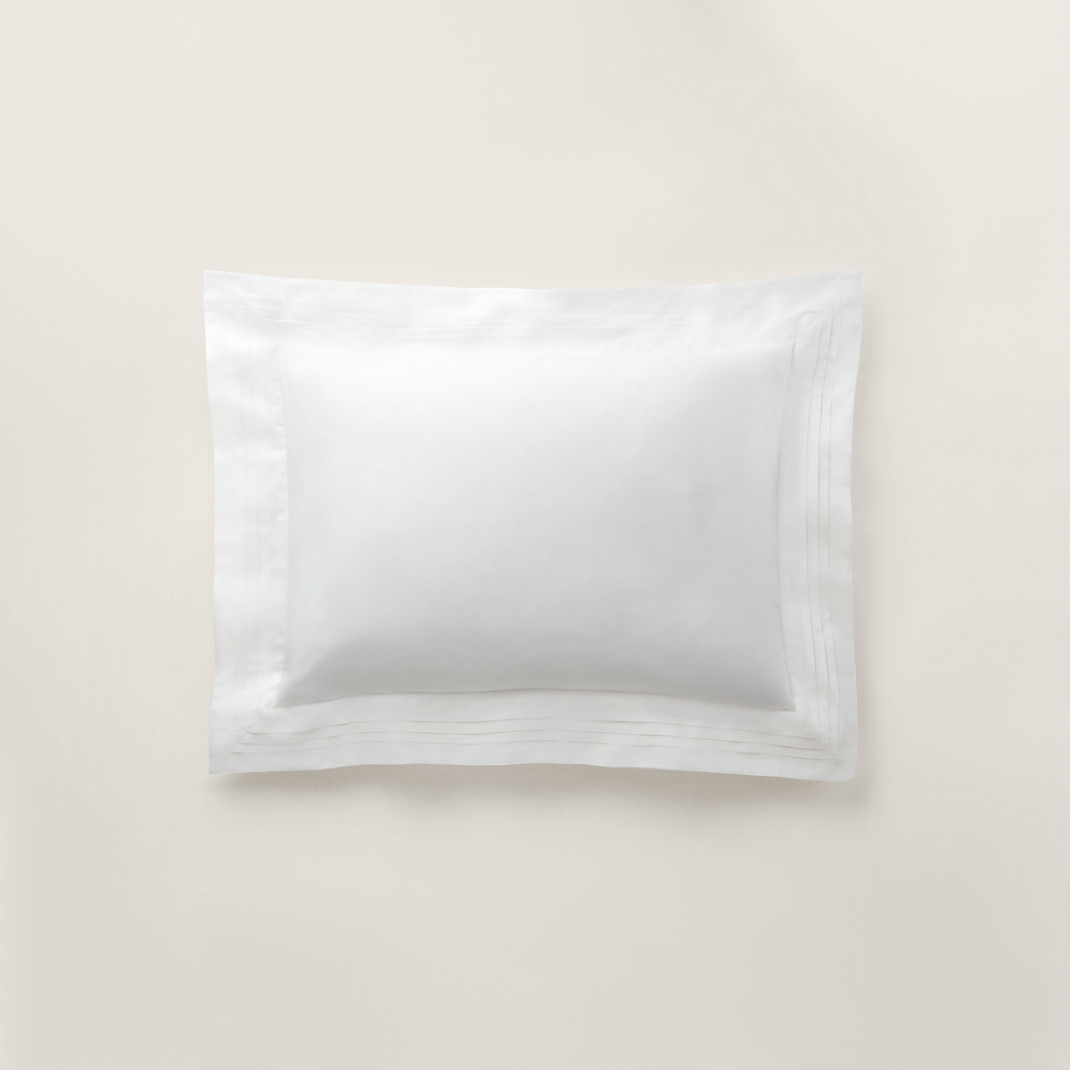 Ralph Lauren Organic Tuxedo Pleat King deals Pillowcases