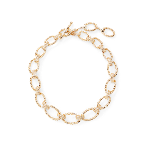 Gold-Tone Rope-Collar Necklace