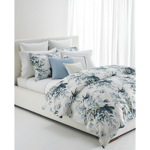 White Eden Frame Throw Pillow Lauren Home 4