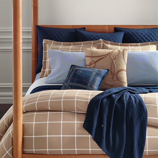 Modern Equestrian Camel Bedding Collection