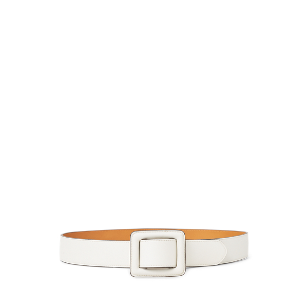 Trench-Buckle Calfskin Belt Ralph Lauren Collection in 1