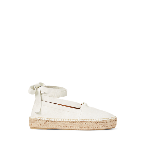 Perrie Deerskin Espadrille Ralph Lauren Collection 1