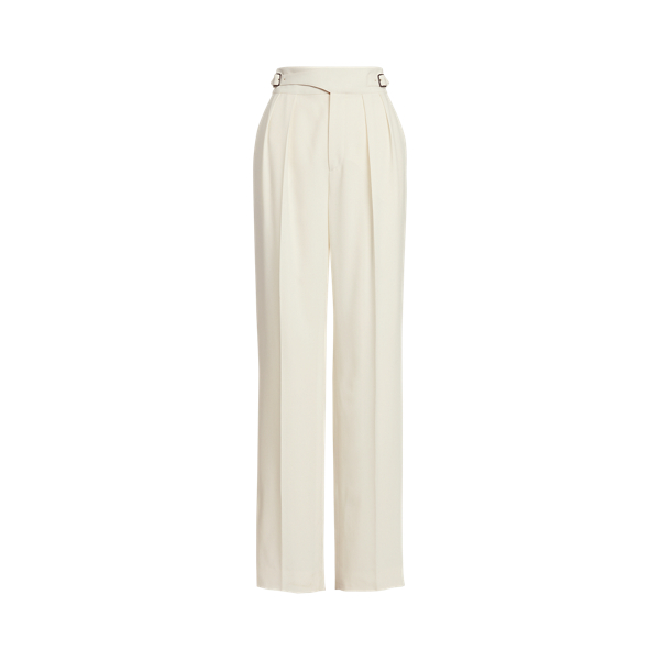 Kory Belted Wool Crepe Trouser Ralph Lauren Collection 1
