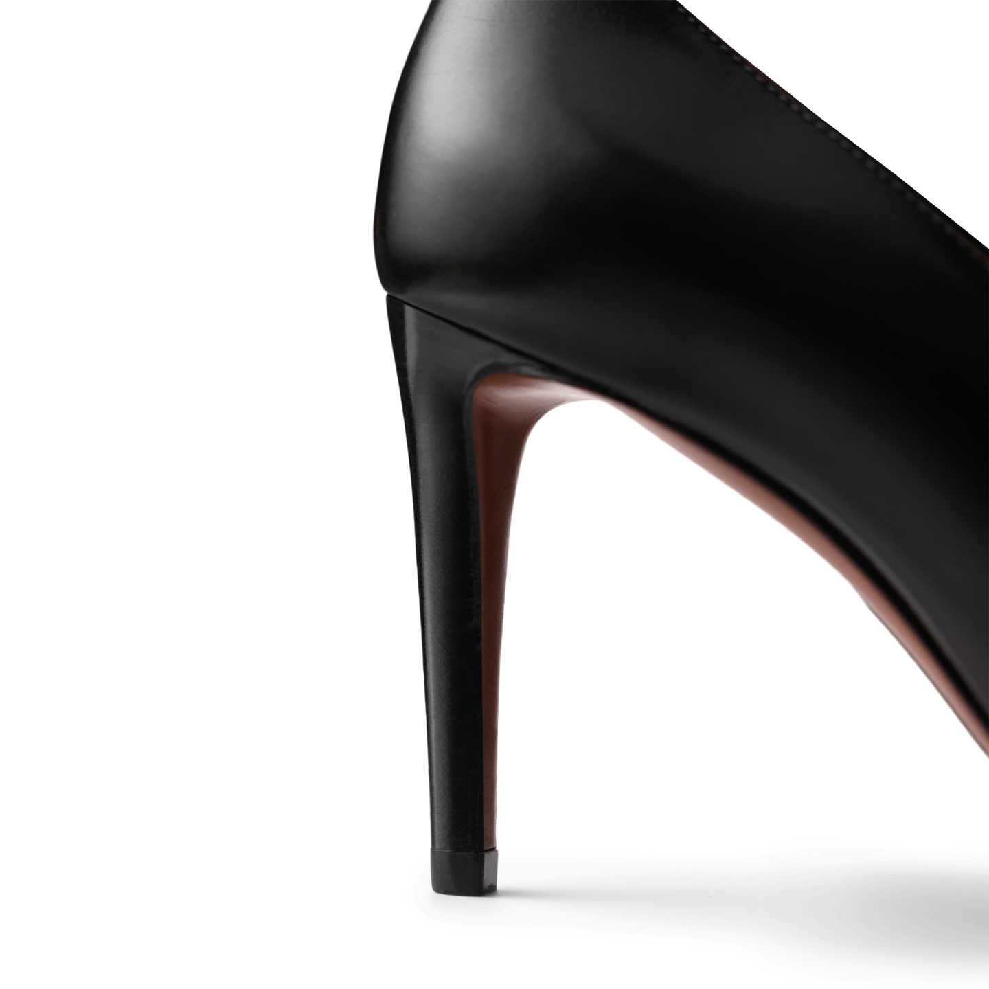 Женские туфли Ralph Lauren Armissa 75 MM Calfskin, цвет: Чёрный — фото 1