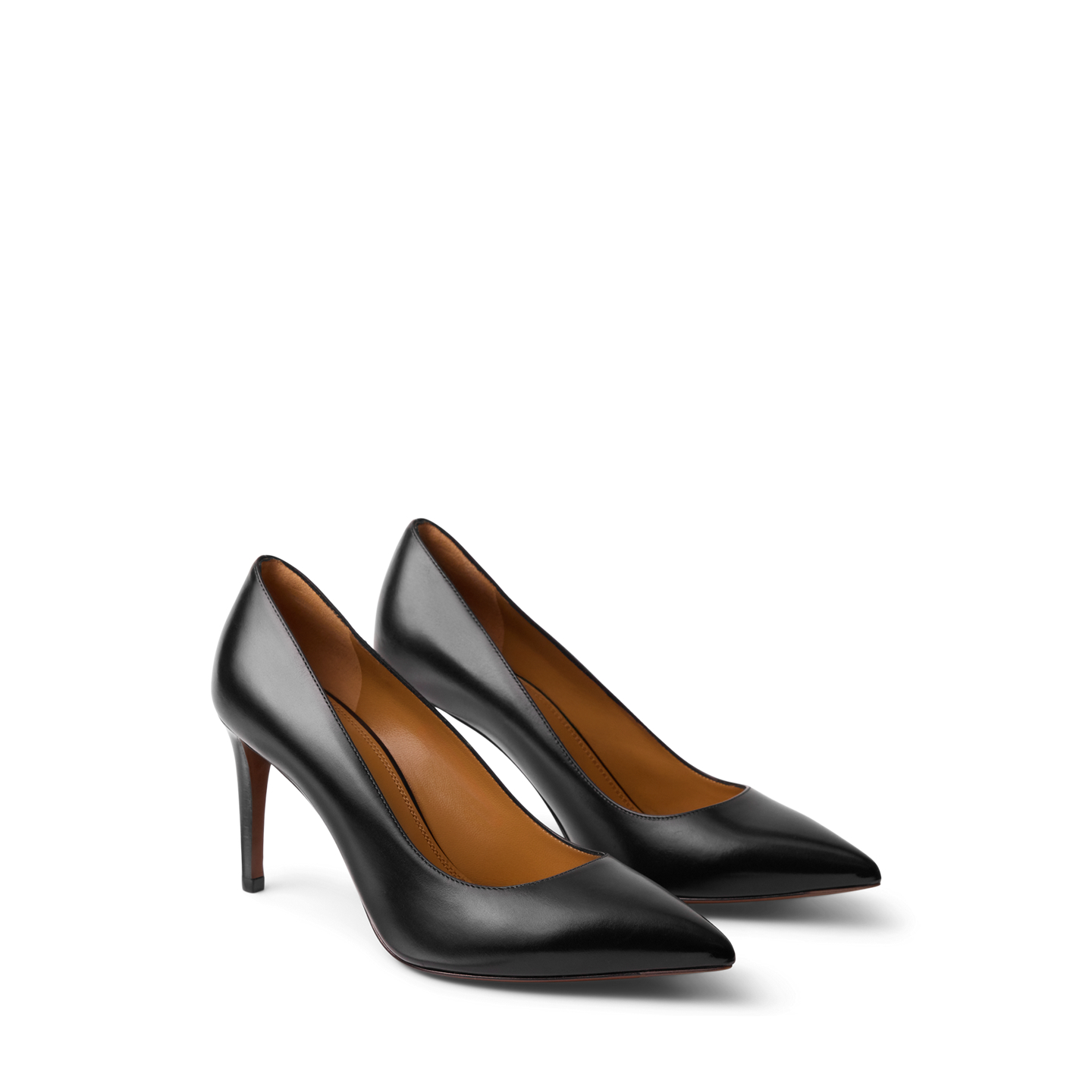 Женские туфли Ralph Lauren Armissa 75 MM Calfskin, цвет: Чёрный — фото 2