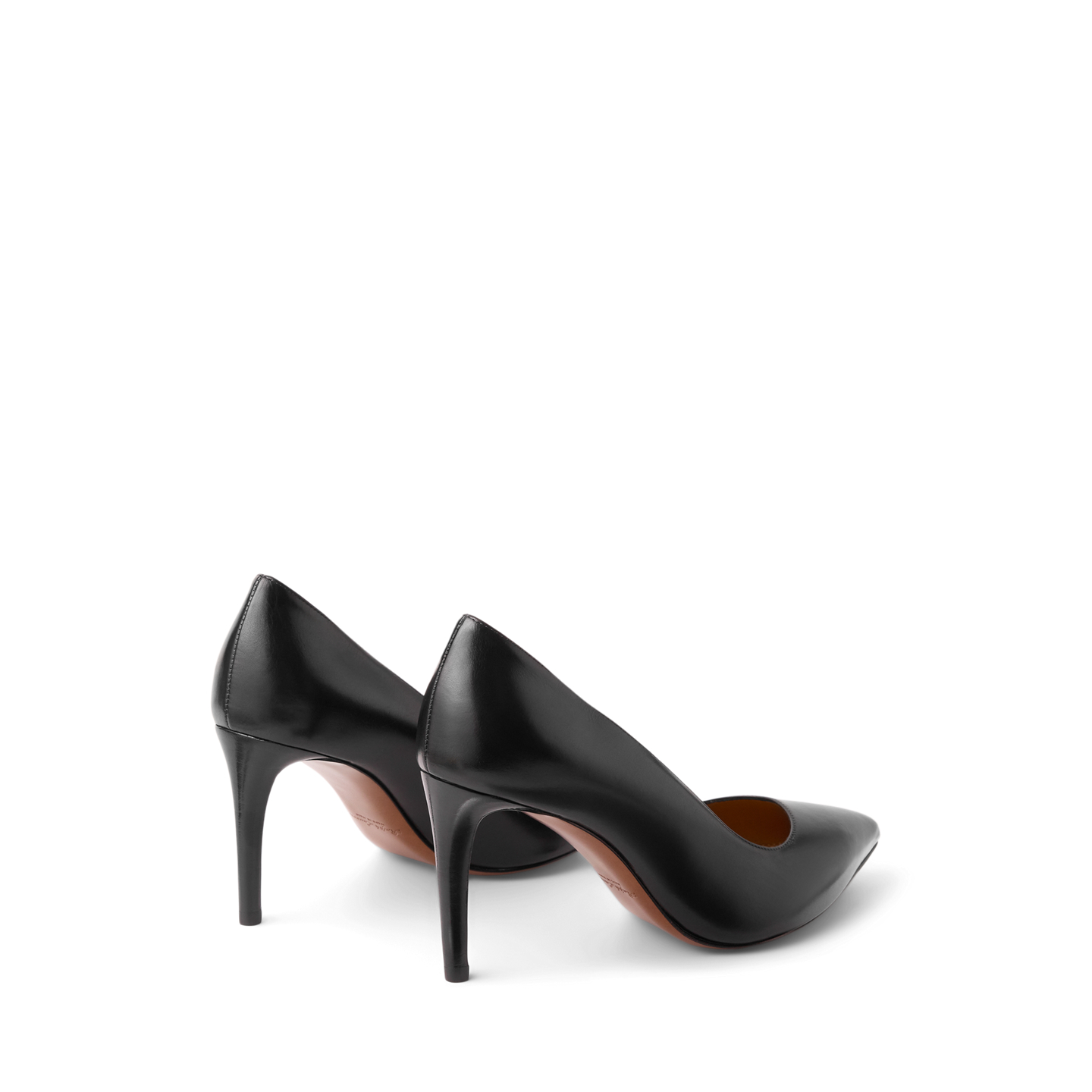 Женские туфли Ralph Lauren Armissa 75 MM Calfskin, цвет: Чёрный — фото 3