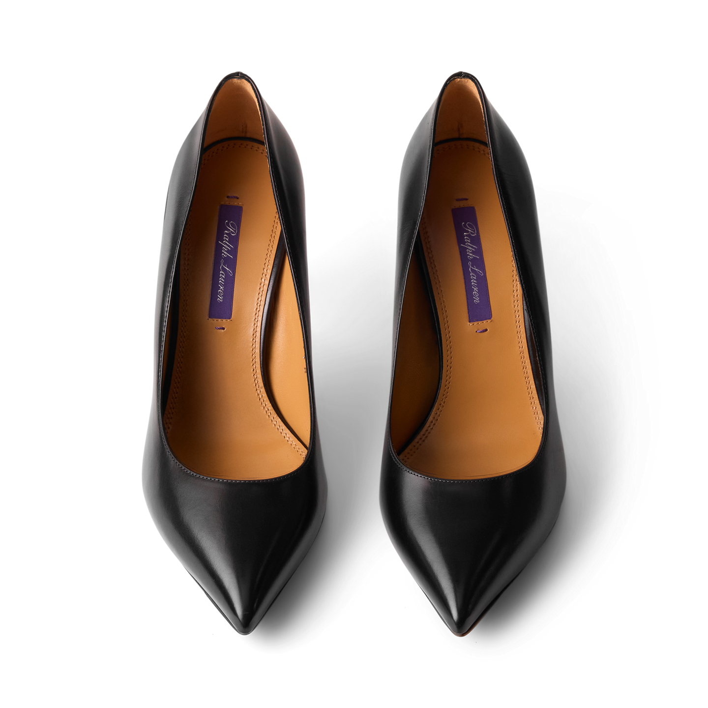 Женские туфли Ralph Lauren Armissa 75 MM Calfskin, цвет: Чёрный — фото 4