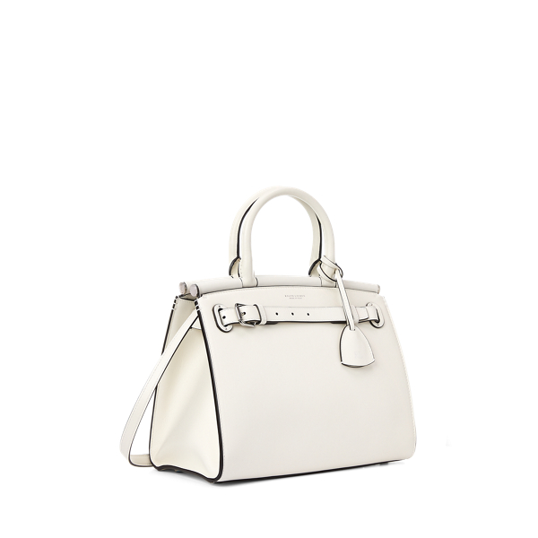Mala M&eacute;dia em Couro RL50 Ralph Lauren Collection em Natural 3