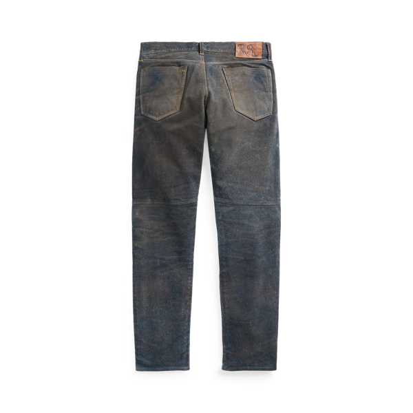 Indigo Slim Fit Indigo Roughout Suede Trouser RRL 2