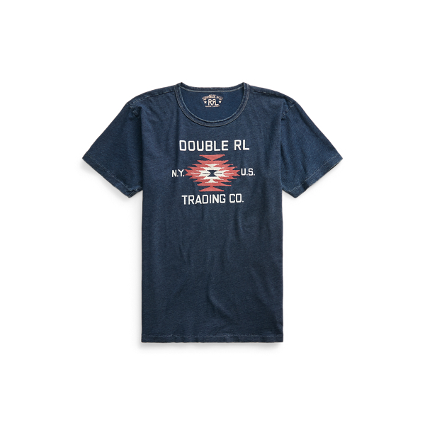 Camiseta de punto jersey con logotipo RRL en 1