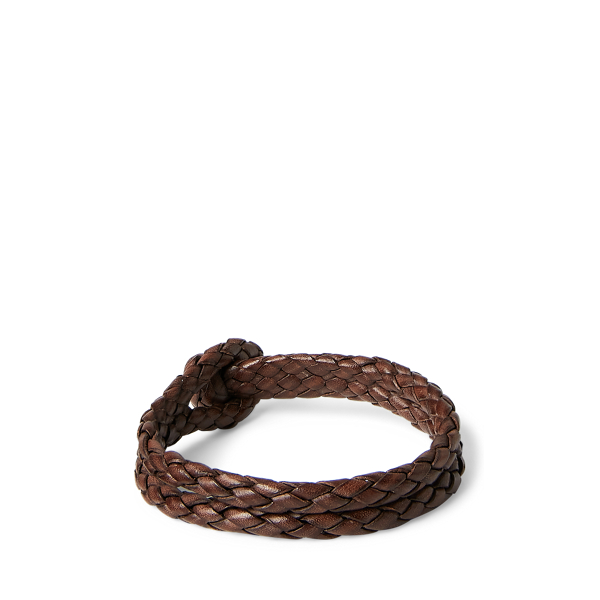 Handgeflochtenes Lederarmband fur Herren Ralph Lauren DE