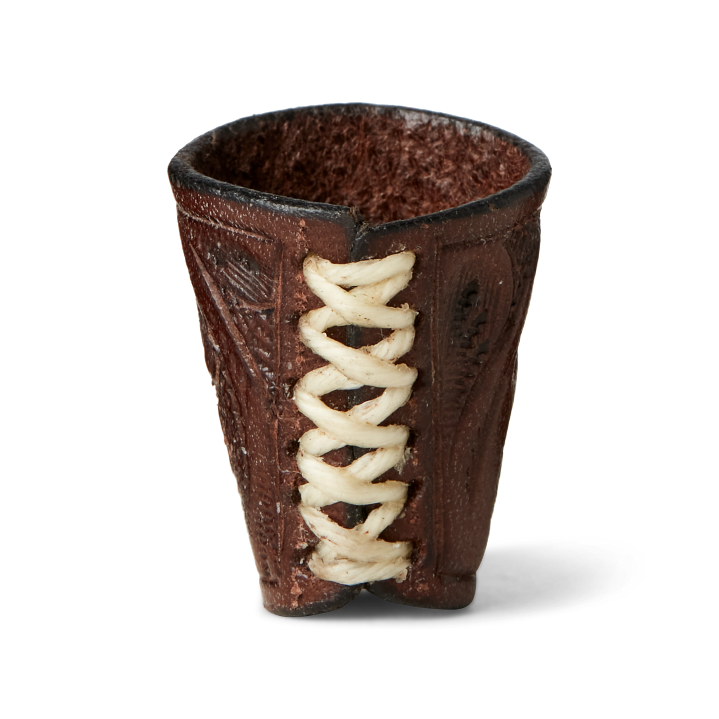 Ralph Lauren Hand-Tooled Leather Bandanna Slider, цвет: Коричневый — фото 2