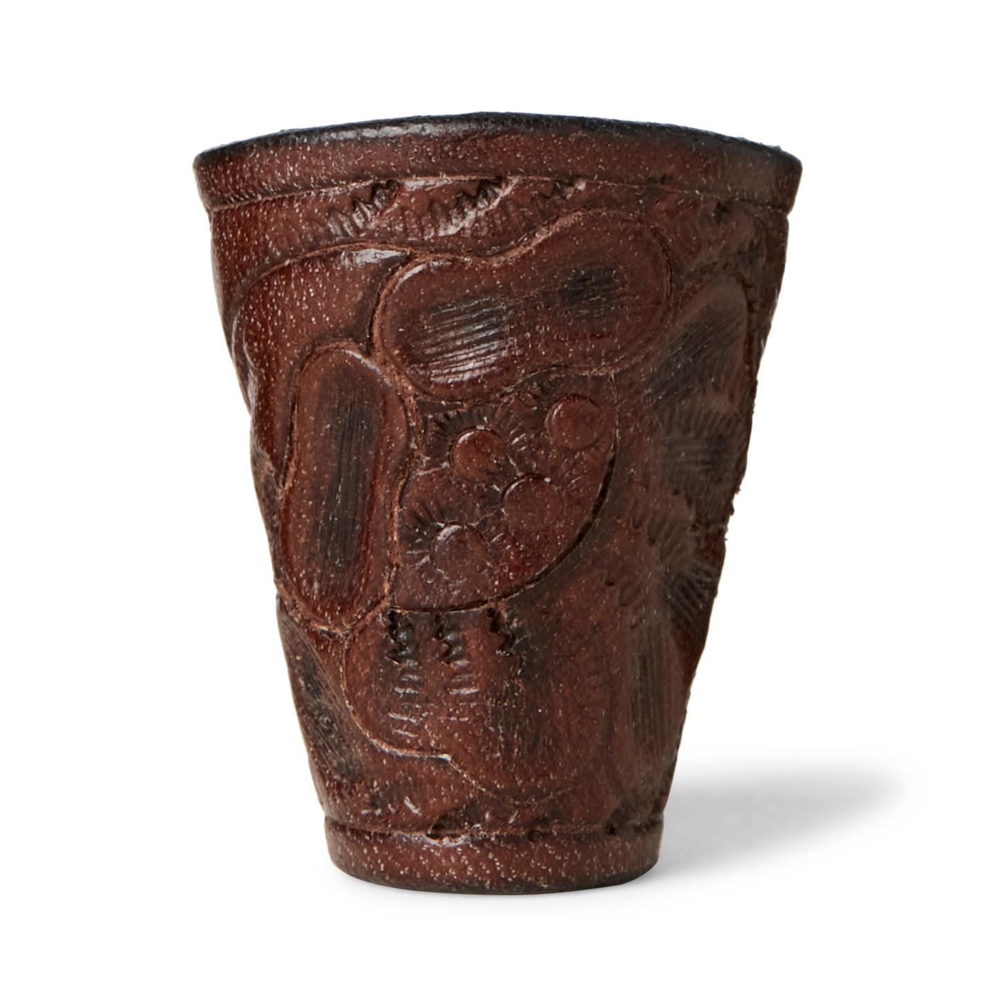 Ralph Lauren Hand-Tooled Leather Bandanna Slider, цвет: Коричневый — фото 3
