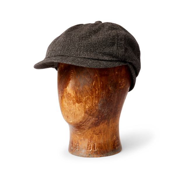 Gorra newsboy jaspeada