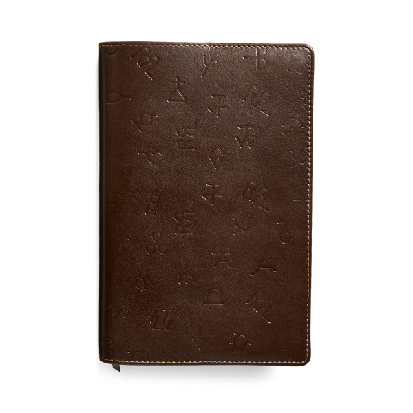 Quaderno con copertina in pelle