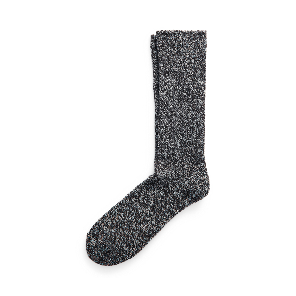 Rib-Knit Wool-Blend Boot Socks