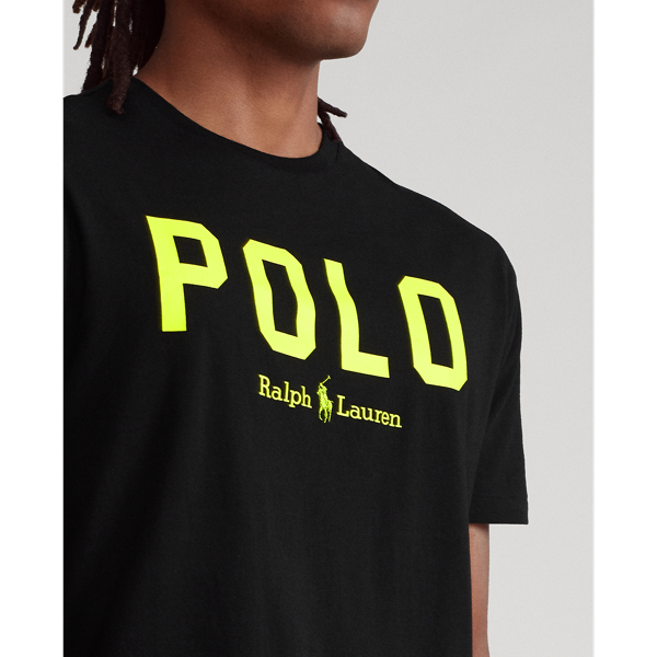 Polo Black/Bright Pear Custom Slim Fit Logo Jersey T-Shirt Polo Ralph Lauren 5