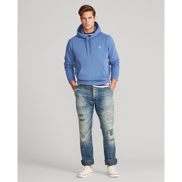 Bastille Blue Fleece Hoodie Polo Ralph Lauren 4