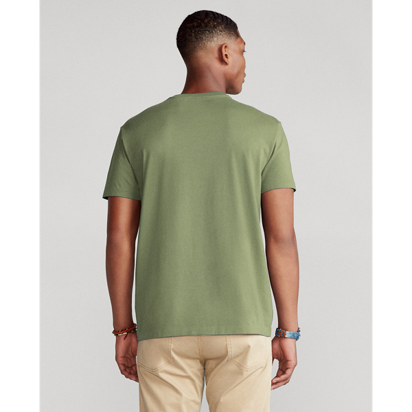 Supply Olive Classic Fit Jersey V-Neck T-Shirt Polo Ralph Lauren 5