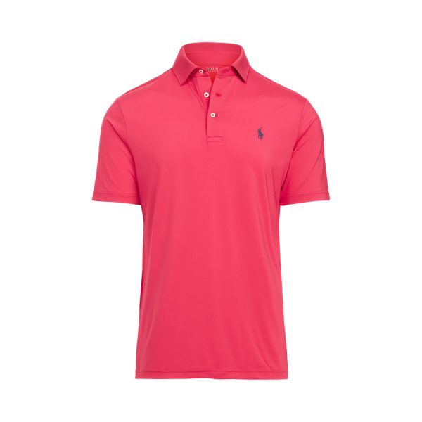 Sunrise Red Classic Fit Performance Polo Shirt Polo Ralph Lauren 2