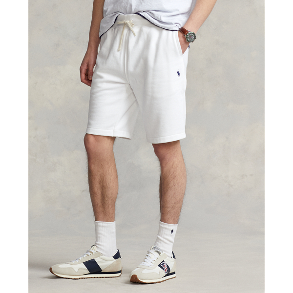 Die RL-Shorts aus Fleece Polo Ralph Lauren in Wei&szlig; 4