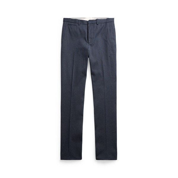 Slim Indigo Striped Herringbone Trouser RRL 1