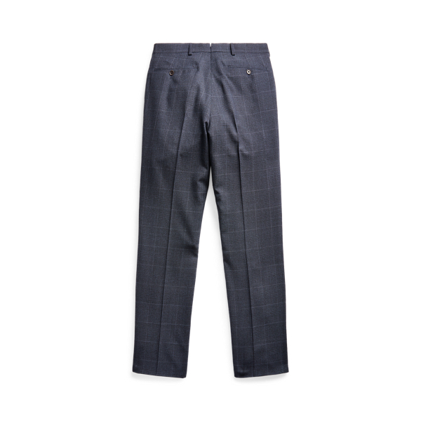 Blue Multi Check Slim Fit Checked Wool Suit Trouser RRL 2