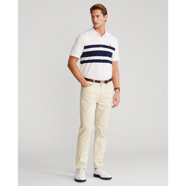 Basic Sand Tailored Fit Performance Twill Pant Polo Golf 1