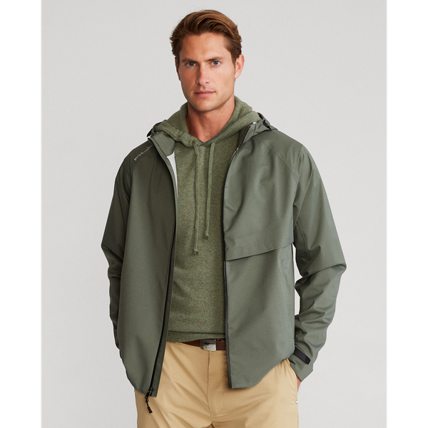 Water-Repellent Hooded Jacket